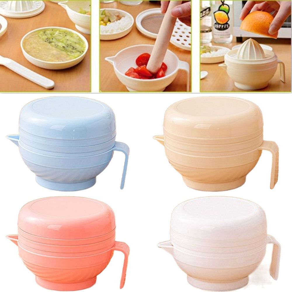 Baby Food Set - Ensemble de bols de broyage de