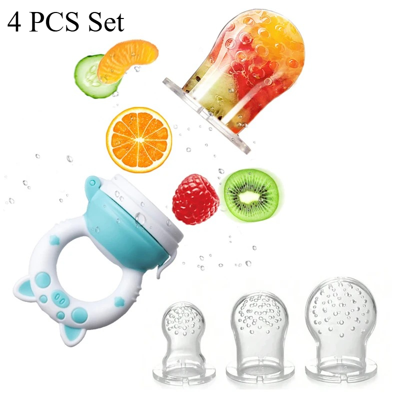 Baby Food Quantity - Lot de 4 sucettes d'alimentation en