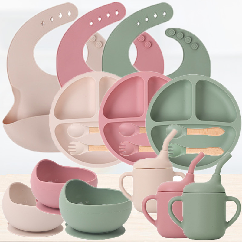 Baby Food Quantity - Ensemble de vaisselle en silicone pour