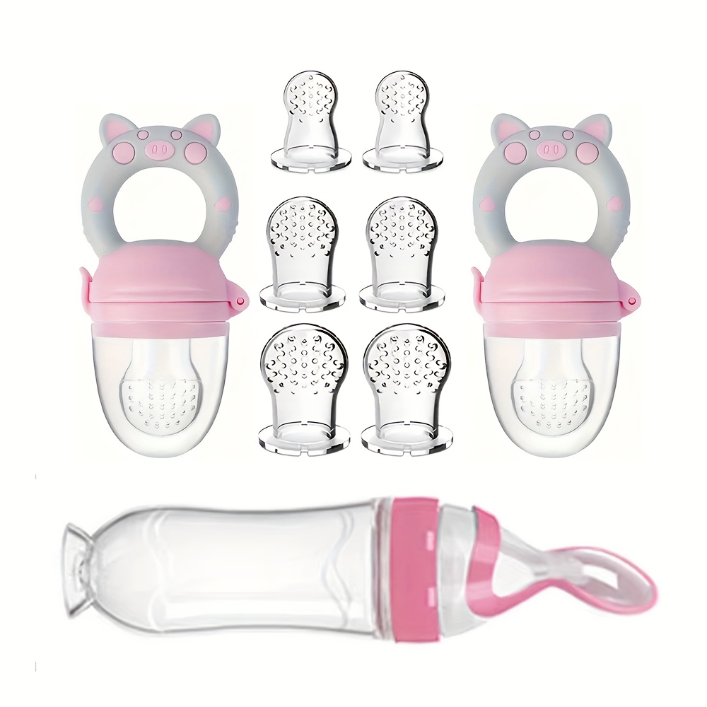 Baby Food Utensils - Couverts d'alimentation 9 pièces: 1 biberon