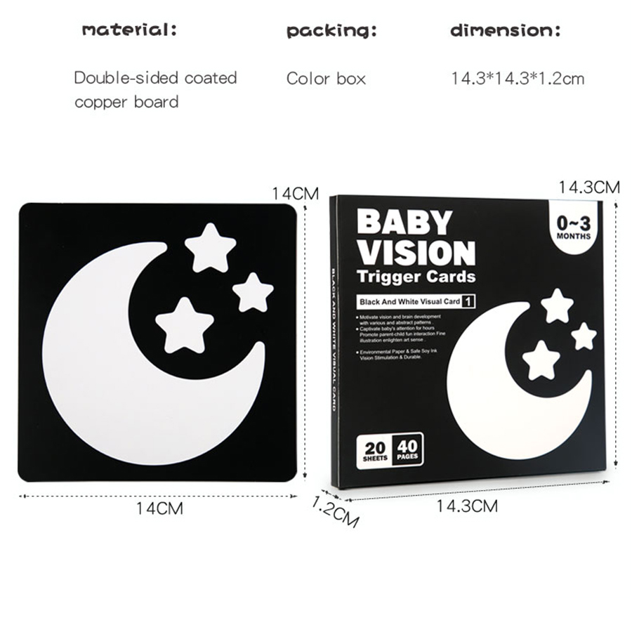 Cartes de Stimulation visuelle - Baby Food Eat avis et prix