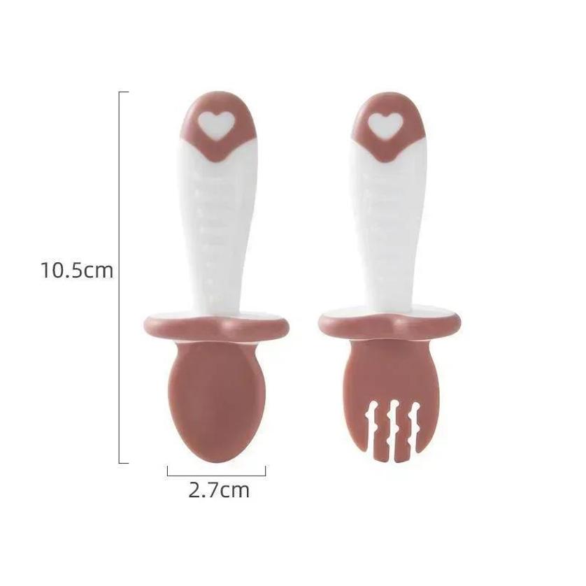 Cuillère fourchette en Silicon - Baby Food Utensils avis et prix