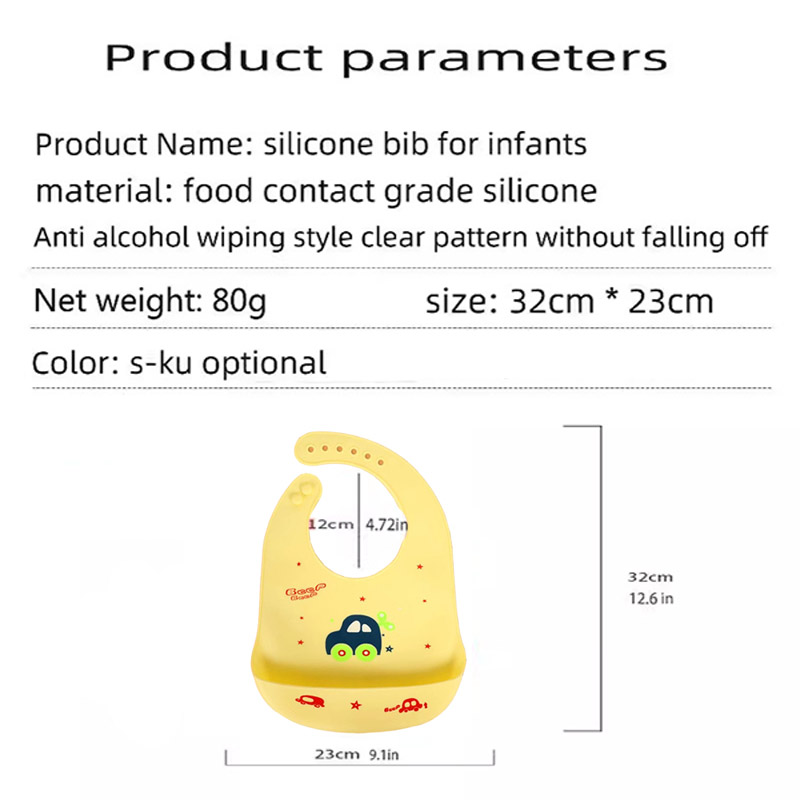 Bavoir d'alimentation en silic - Baby Food Eat avis et prix
