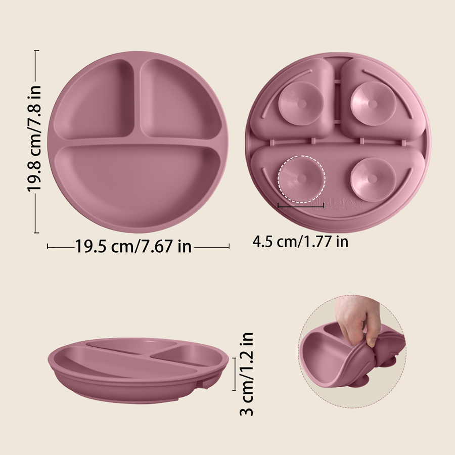 Assiette à manger en Silicone  - Baby Food Utensils avis et prix
