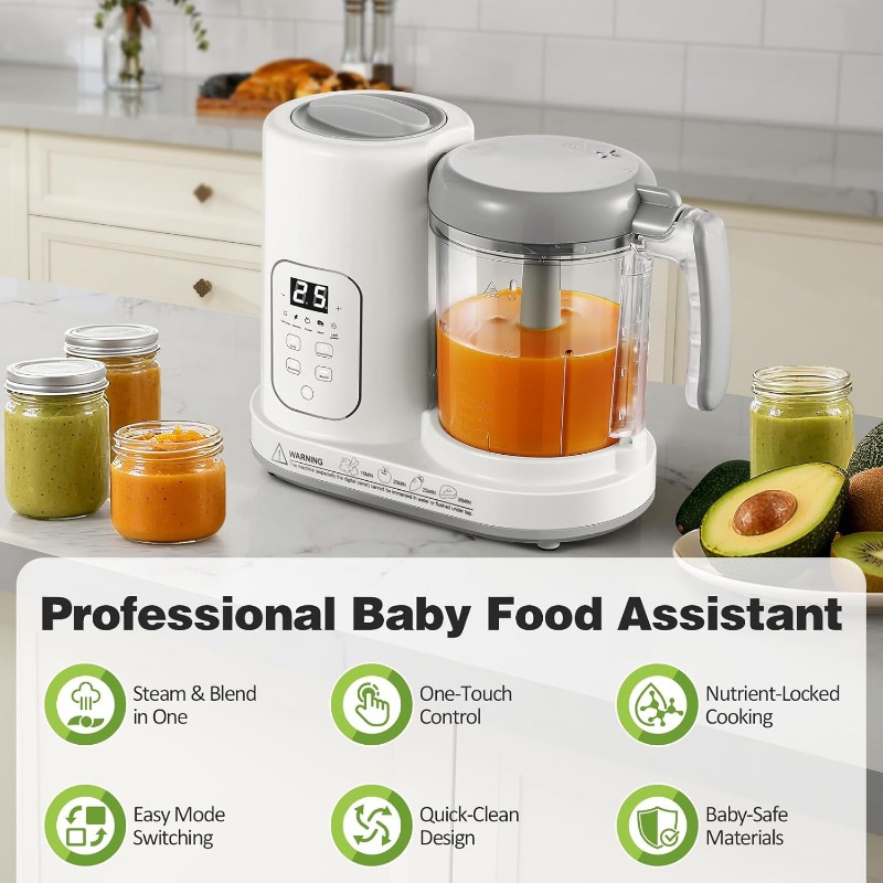 Robot Cuiseur Mixeur 4-en-1 po - Baby Food Quantity avis et prix