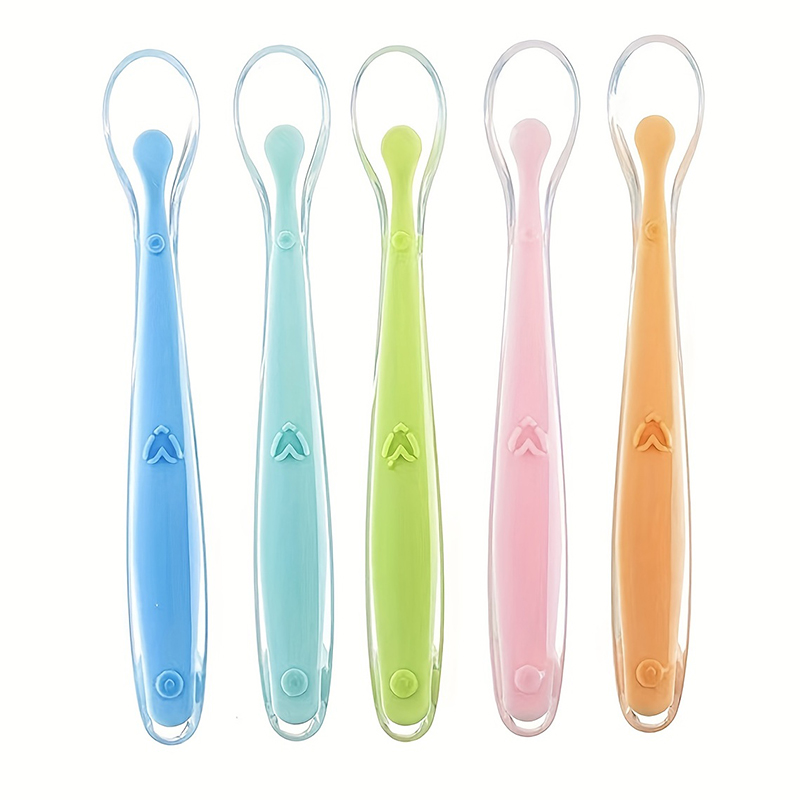 Cuillère en silicone à pointe  - Baby Food Utensils avis et prix