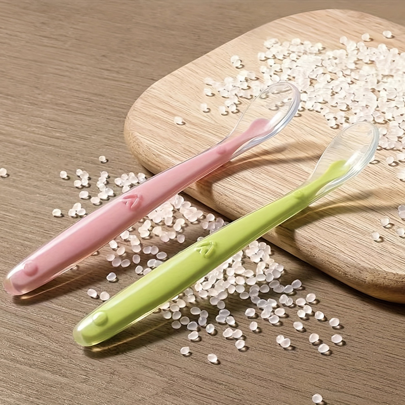 Cuillère en silicone à pointe  - Baby Food Utensils avis et prix