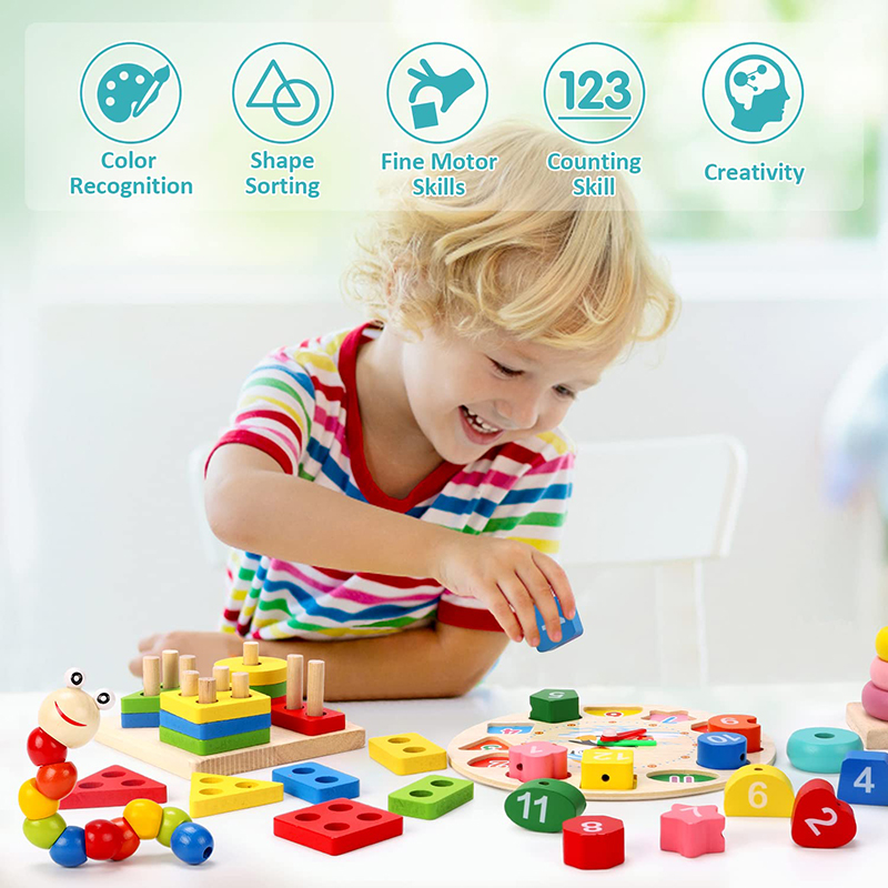 Jouets en bois Montessori pour - Baby Food Eat avis et prix