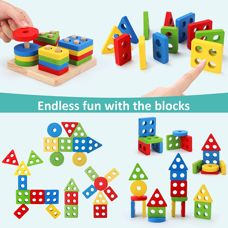 Jouets en bois Montessori pour - Baby Food Eat avis et prix