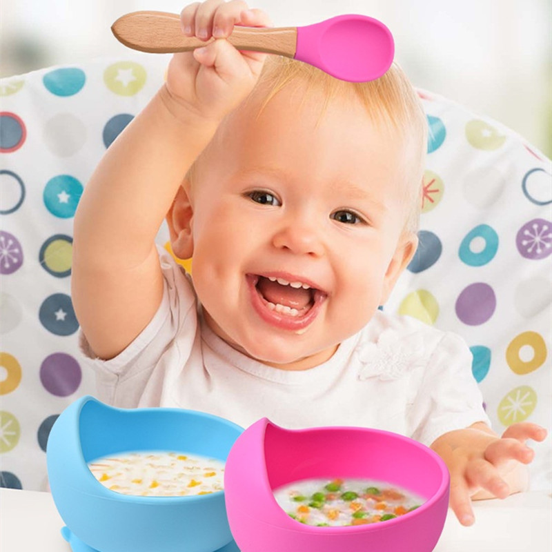 Cuillère fourchette en Silicon - Baby Food Utensils avis et prix