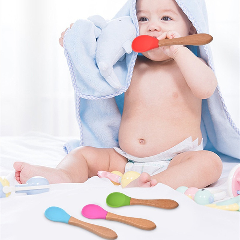 Cuillère fourchette en Silicon - Baby Food Utensils avis et prix