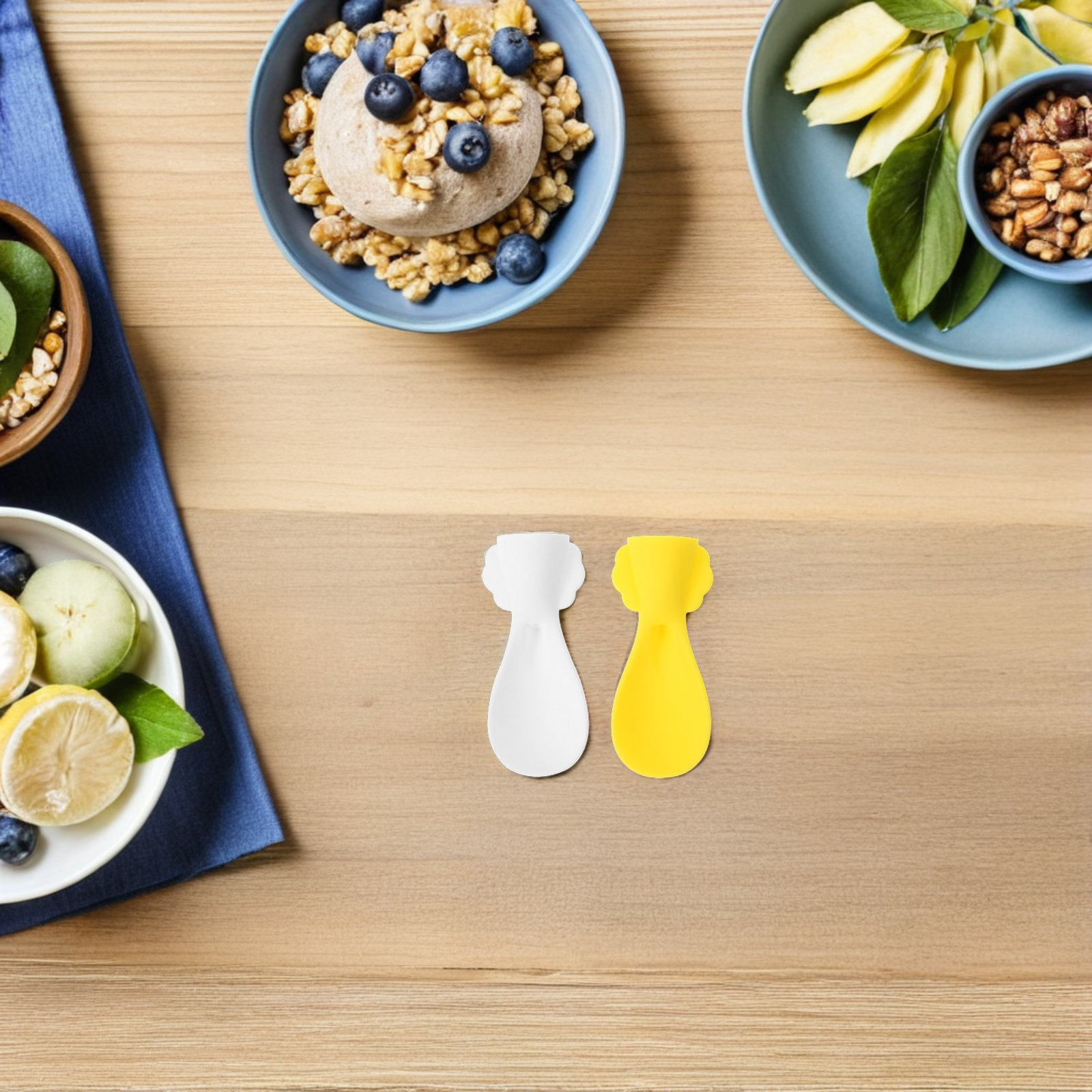 4 pièces de cuillères en silic - Baby Food Utensils avis et prix